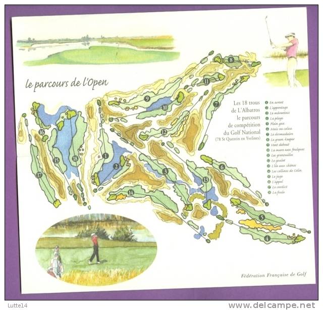 Souvenir Philatélique Centenaire De L´open De France De Golf / Tp 3935 - Souvenir Blocks