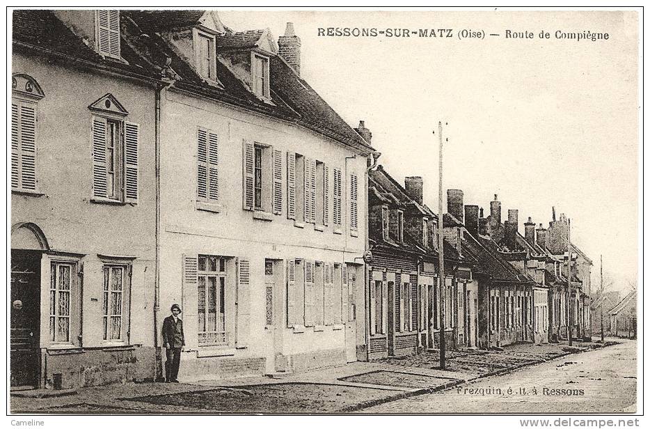 60 . RESSONS SUR MATZ . Route De Compiegne - Ressons Sur Matz