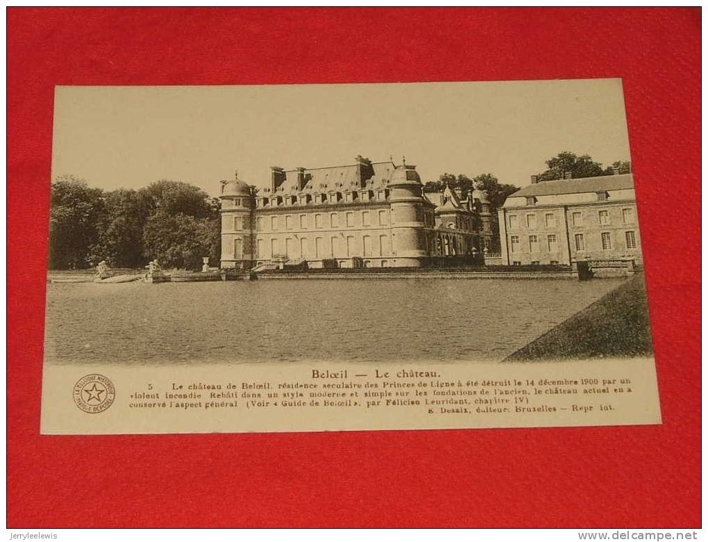 Beloeil - Le   Château   -   ( 2 Scans ) - Beloeil