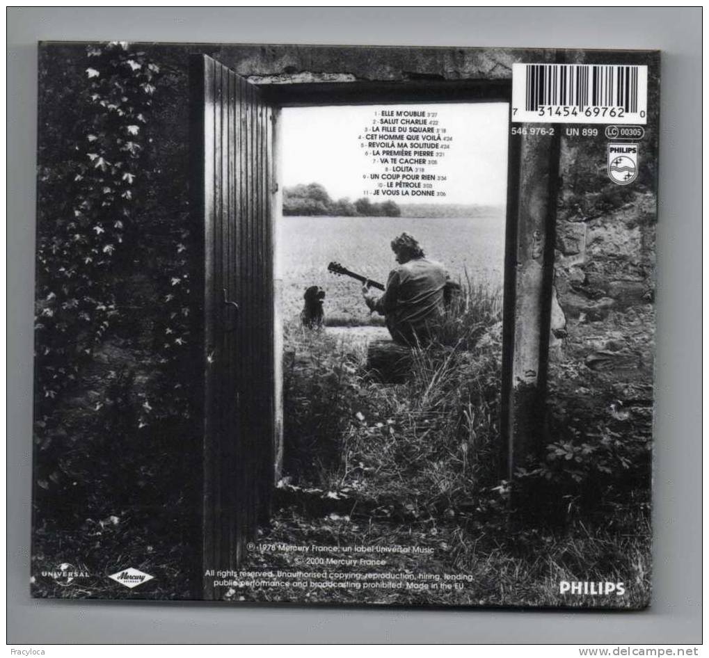 JOHNNY HALLYDAY    CD  DIGIPACK SOLITUDES A DEUX   PHILIPS  546 976 2 UN 899 - Rock