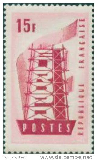 AX0134 France 1956 Europa Steel-frame 1v MNH - 1956