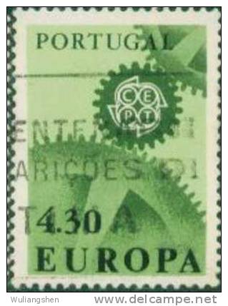 AX0178 Portugal 1967 Europa Gear CTO - 1967