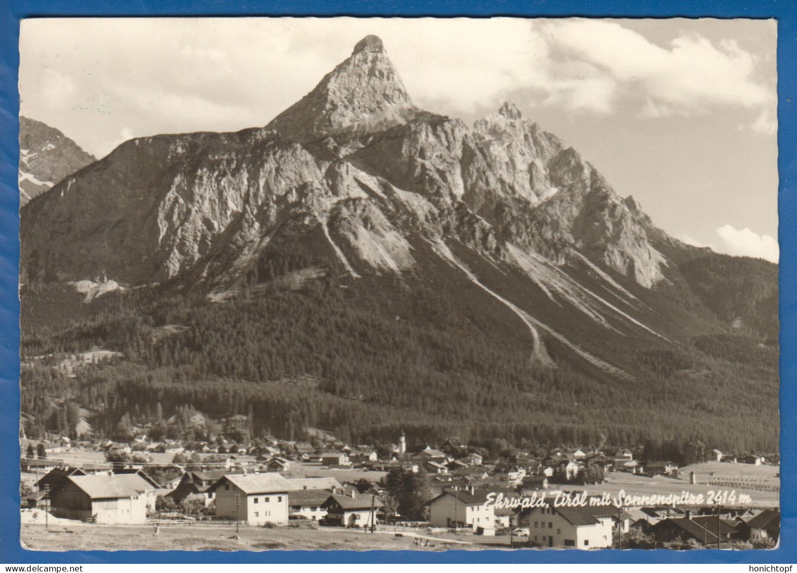 Österreich; Ehrwald Mit Sonnenspitze; 1964 - Ehrwald