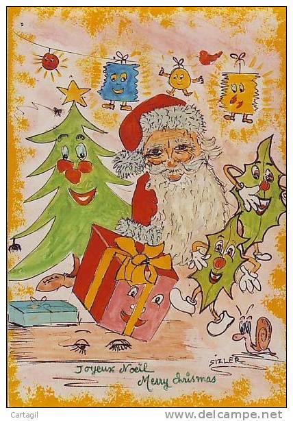 CPM  1994  Joyeux Noël  Avec Souhaits Personnels De L´artiste ZIZI - Sizi