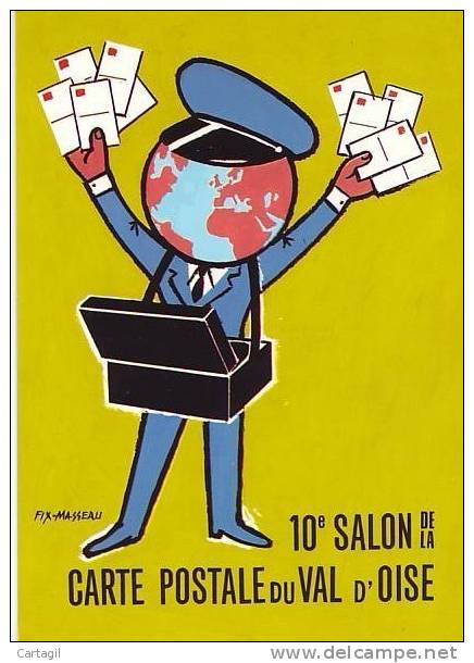 CPM  1990 Salon De Pontoise Dessin  De Fix Masseau - Collector Fairs & Bourses