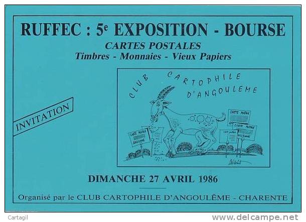 CPM  1986 Salon De Ruffec - Sammlerbörsen & Sammlerausstellungen
