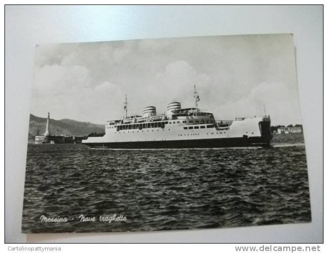 Messina Nave Traghetto Cariddi? Ferry Boat Ediz. Carisme - Dampfer