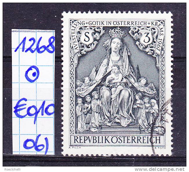 19.5.1967 - SM "Gotik in Österreich, Krems 1967" -  o gestempelt   - siehe Scan  (1268o 01-21)