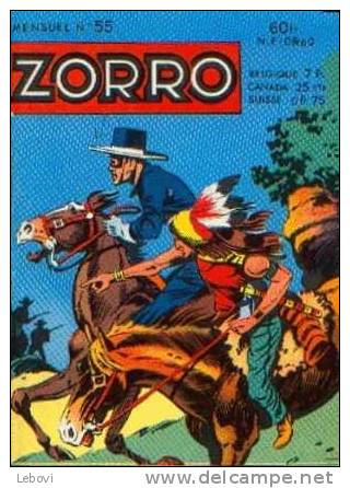 ZORRO Mensuel N° 55 Du 11/1959 - Zorro