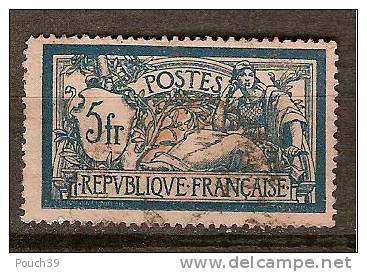 France Y Et T N° 123 Oblitéré . Cote 5.00 Euros - 1900-27 Merson