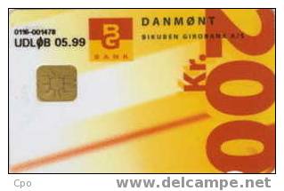 # DANMARK DANMONT-42 BG Bank 200 Puce?   Tres Bon Etat - Dänemark