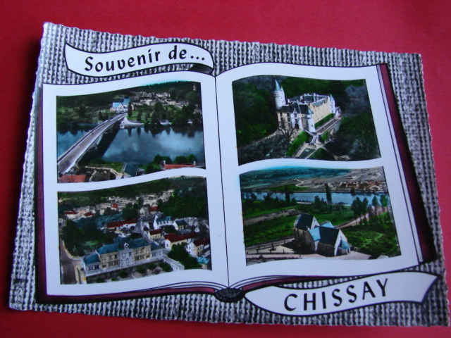 41 Cpsm CHISSAY En Touraine  SOUVENIR Chateau Ecole Eglise  NON Circulee   Edit LAPIE N° 101 Loir Cher - Other & Unclassified