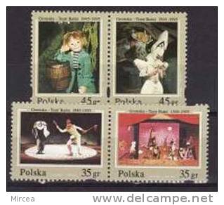 Pologne 1995 -  Yv.no.3329-32 Neufs** - Neufs