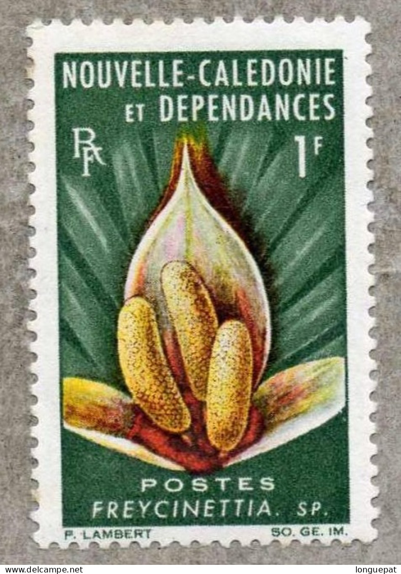 NOUVELLE-CALEDONIE : Freycinietta (Pandanaceae)- Plante à Fleur - Unused Stamps