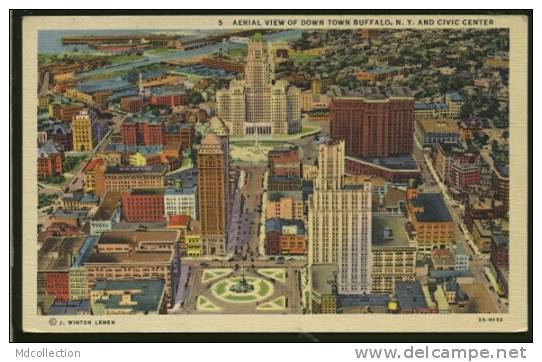 USA BUFFALO / Aerial View Of Downtown Buffalo / CARTE COULEUR - Buffalo