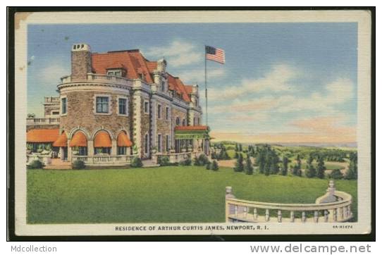 USA NEWPORT / Residence Of Arthur Curtis James / CARTE COULEUR - Newport