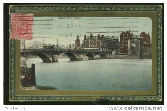 USA NEWPORT / The Bridge And Castle / CARTE COULEUR - Newport