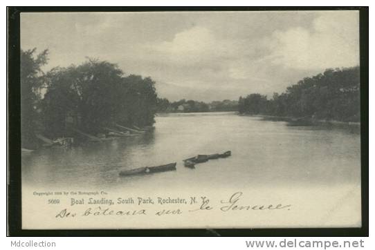 USA ROCHESTER / Boat Landing / - Rochester