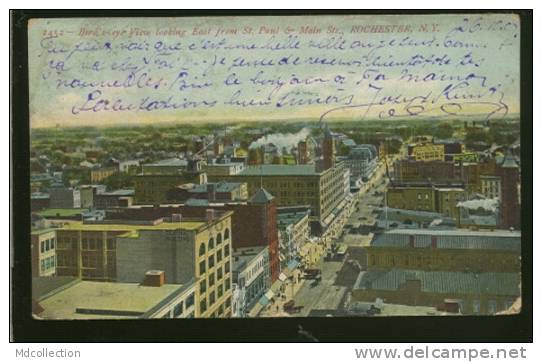 USA ROCHESTER / View Looking East From Saint Paul & Mains Streets / CARTE COULEUR - Rochester