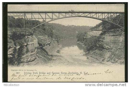 USA ROCHESTER / Driving Park Bridge And Genesee Gorge / - Rochester