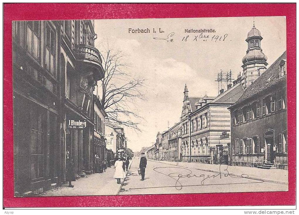 57 - FORBACH - MAGASIN J. BLUMBERG - JUDAICA ? - Nationalstrasse - Forbach