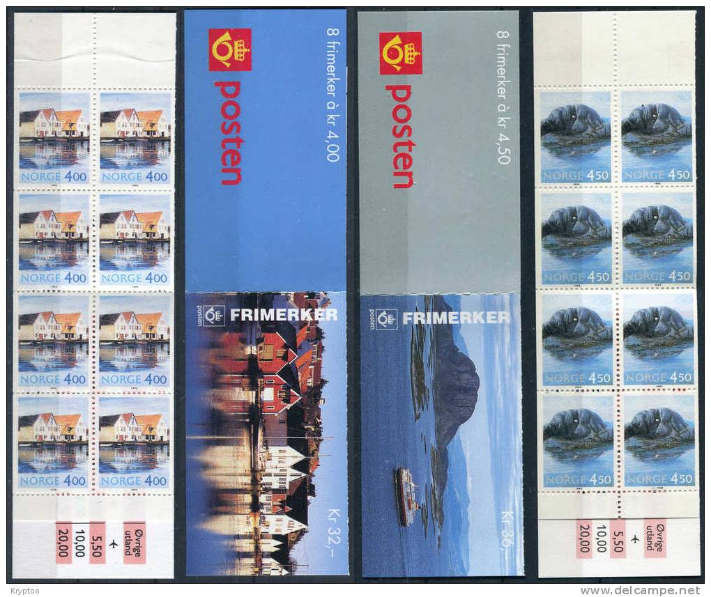 Norway 1995 - Sights - Complete Booklet Set - Carnets