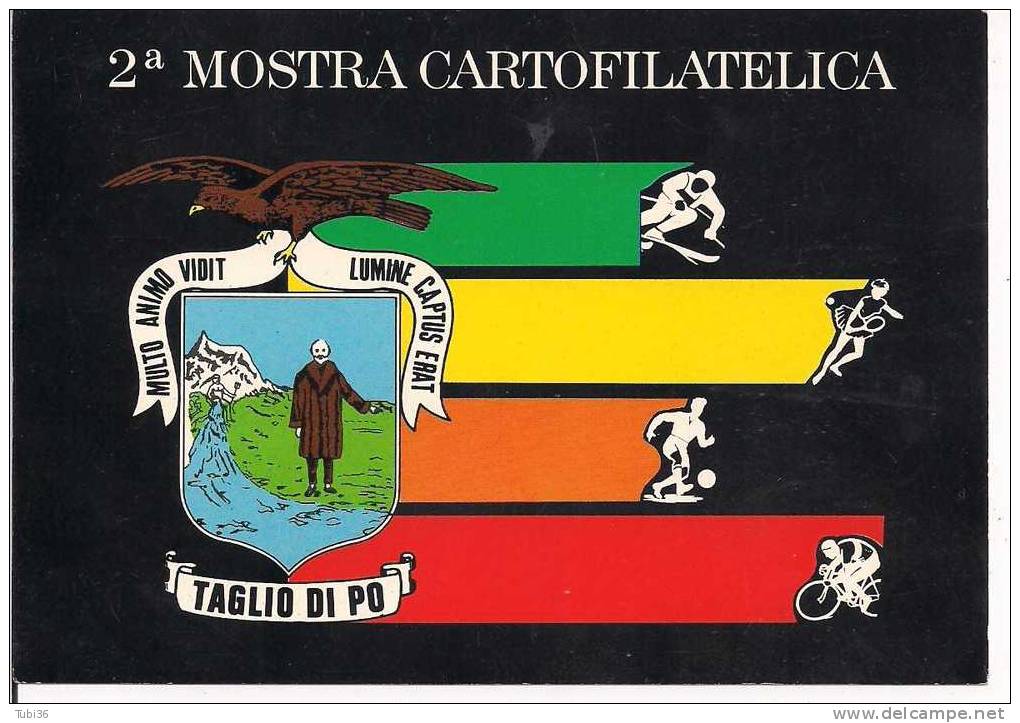 2` MOSTRA CARTOFILATELICA - TAGLIO DI PO - ROVIGO - GLI SPORT IN ITALIA E NEL MONDO - - Rovigo