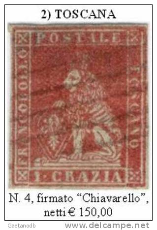 Toscana 002- Emissione 1851-52 (o) Used - Qualità A Vostro Giudizio. - Toscana