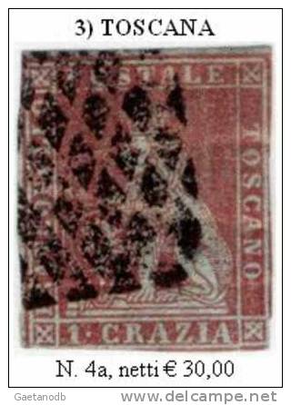 Toscana 003 - Emissione 1851 - Toskana