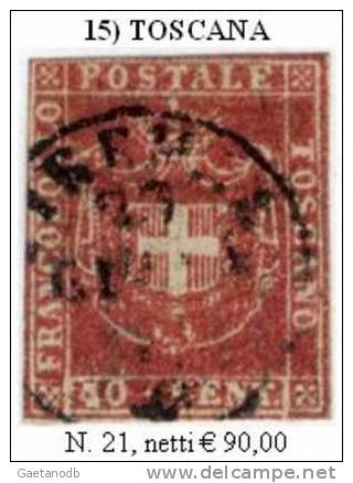 Toscana 015 - Emissione 1860 - Toskana