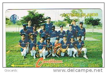 CAYMAN ISLANDS - GPT - 1994 BASEBALL TEAM         CODE 8CCID  - USATA°  (USED)  -   RIF. 1021 - Sport