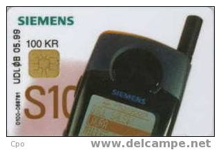 # DANMARK DANMONT-39 Siemens Telephone Mobil 100 Puce?   Tres Bon Etat - Denmark