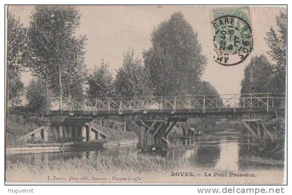 D - CARTE POSTALE - 80 - BOVES - LE PONT PRUSSIEN - - Boves