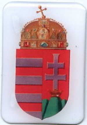 Hungarian Magnet, From Hungary, Hungarian Crest, Crown, Cross - Magnets
