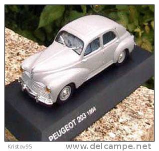 PEUGEOT BERLINE 203 1954 GRISE NOREV 1/43 GREY HACHETTE - Norev