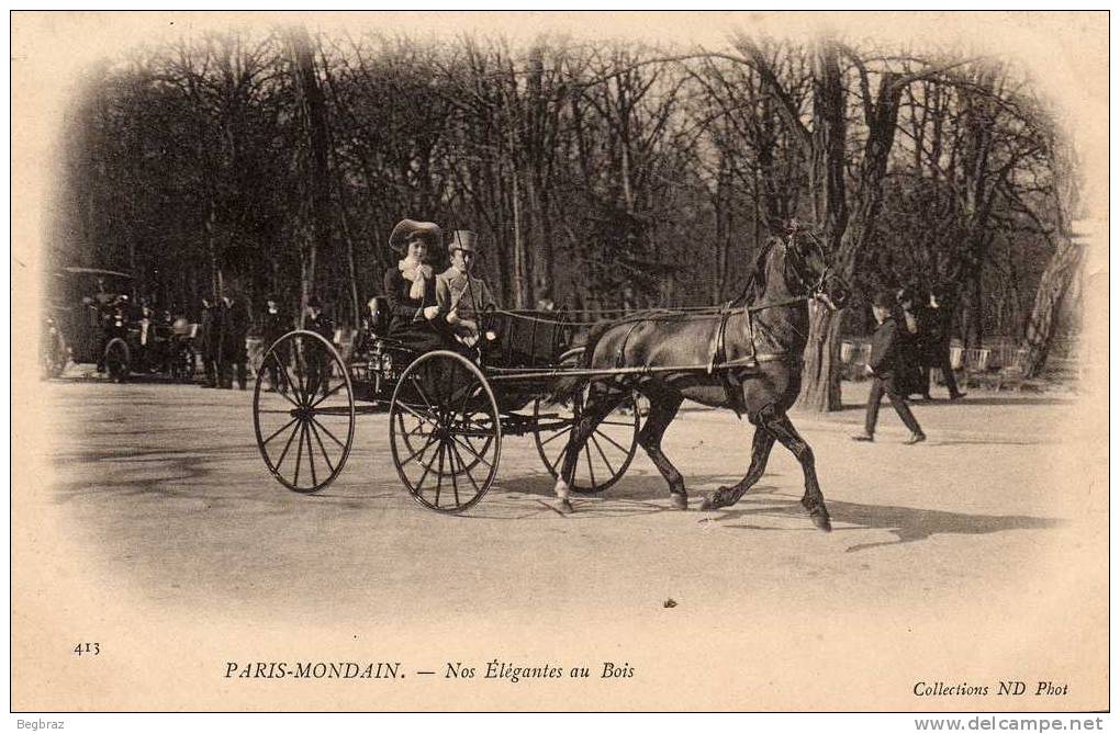PARIS MONDAIN       ATTELAGE - Taxis & Fiacres