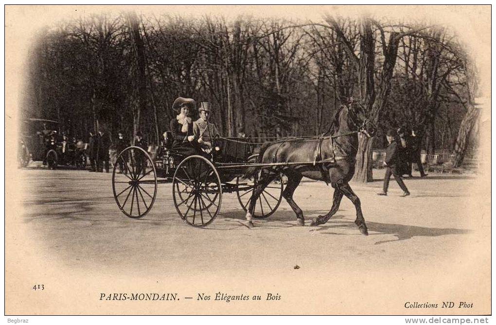 PARIS MONDAIN       ATTELAGE - Taxi & Carrozzelle