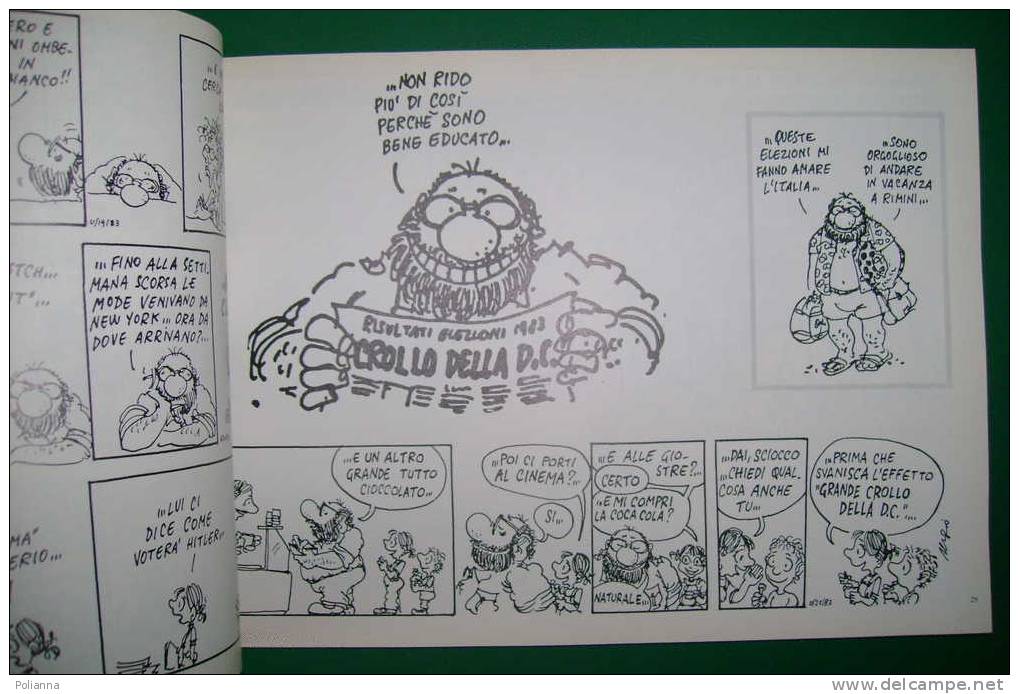 PDH/35 Sergio Staino BOBO NELL'ANNO DEL SORRISO L'Unità Milano Libri 1985/fumetti - Humour
