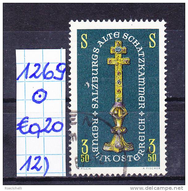 9.6.1967  - SM  "Salzburgs Alte Schatzkammer" -  o gestempelt  -  siehe Scan  (1269o 01-25)