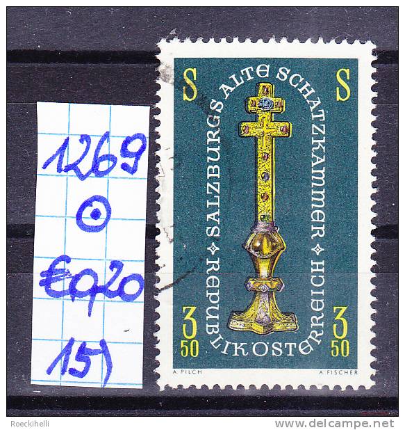 9.6.1967  - SM  "Salzburgs Alte Schatzkammer" -  o gestempelt  -  siehe Scan  (1269o 01-25)