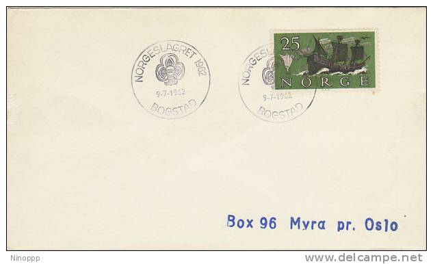 Norway-1962 Scout Postmark On Cover - Other & Unclassified