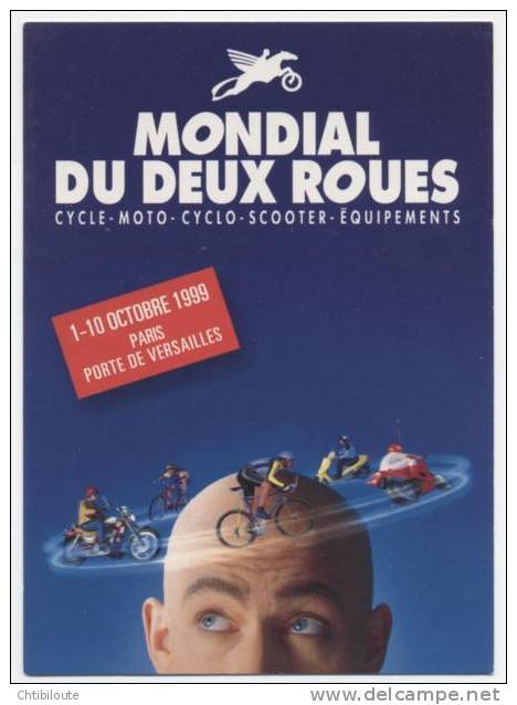 SPORT  "CYCLISME  /   MONDIAL DU DEUX ROUES EN 1999    "     CPM / CPSM  10X15 - Cyclisme