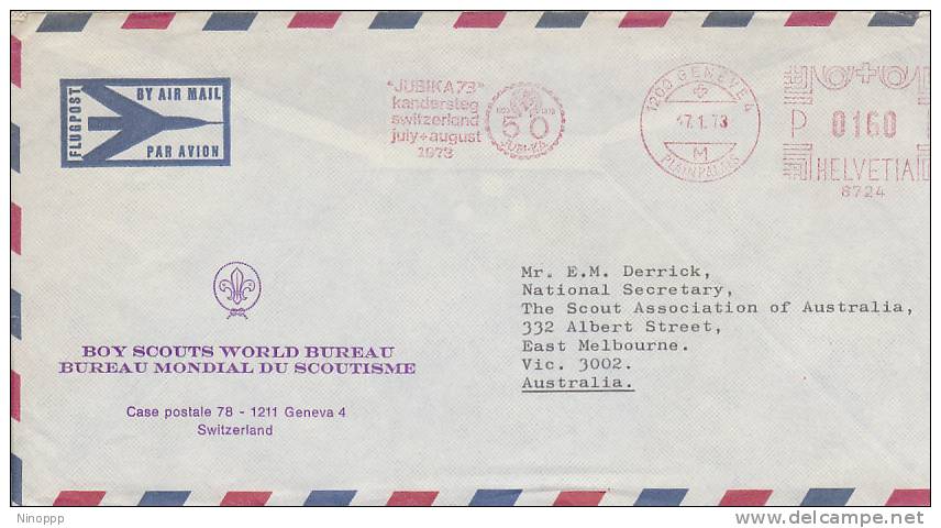 Switzerland-1973 Scouts Cover - Other & Unclassified