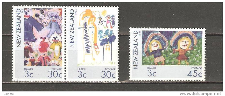 NEW ZEALAND 1986 - HEALTH   - CPL. SET - MNH MINT NEUF NUEVO - Ongebruikt