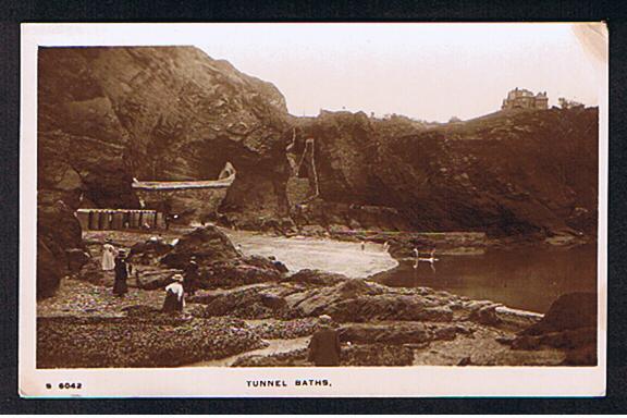 RB 616 - Early Real Photo Postcard - Tunnel Baths Near Ilfracombe Devon - Ilfracombe