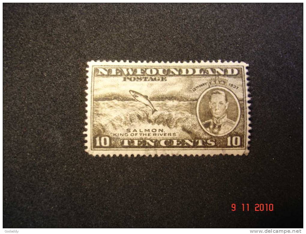 Newfoundland 1937 K.George VI Additional Coronation  10c  SG261b   Used - 1908-1947