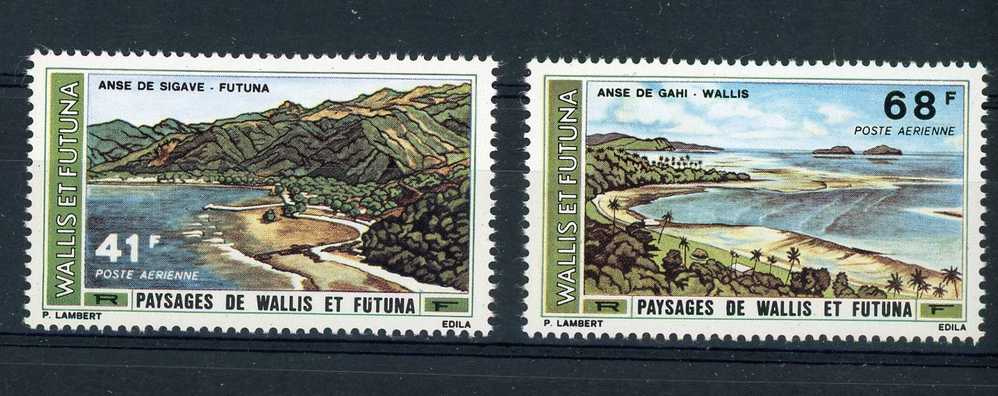 Wallis Et Futuna  -  1975  -  Avion  :  Yv  69-70  ** - Unused Stamps