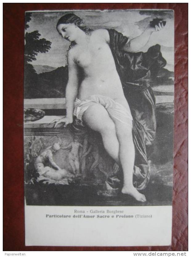 Roma - Galleria Borghese: Particolare Dell´Amor Sacro E Profano (Tiziano) - Museen