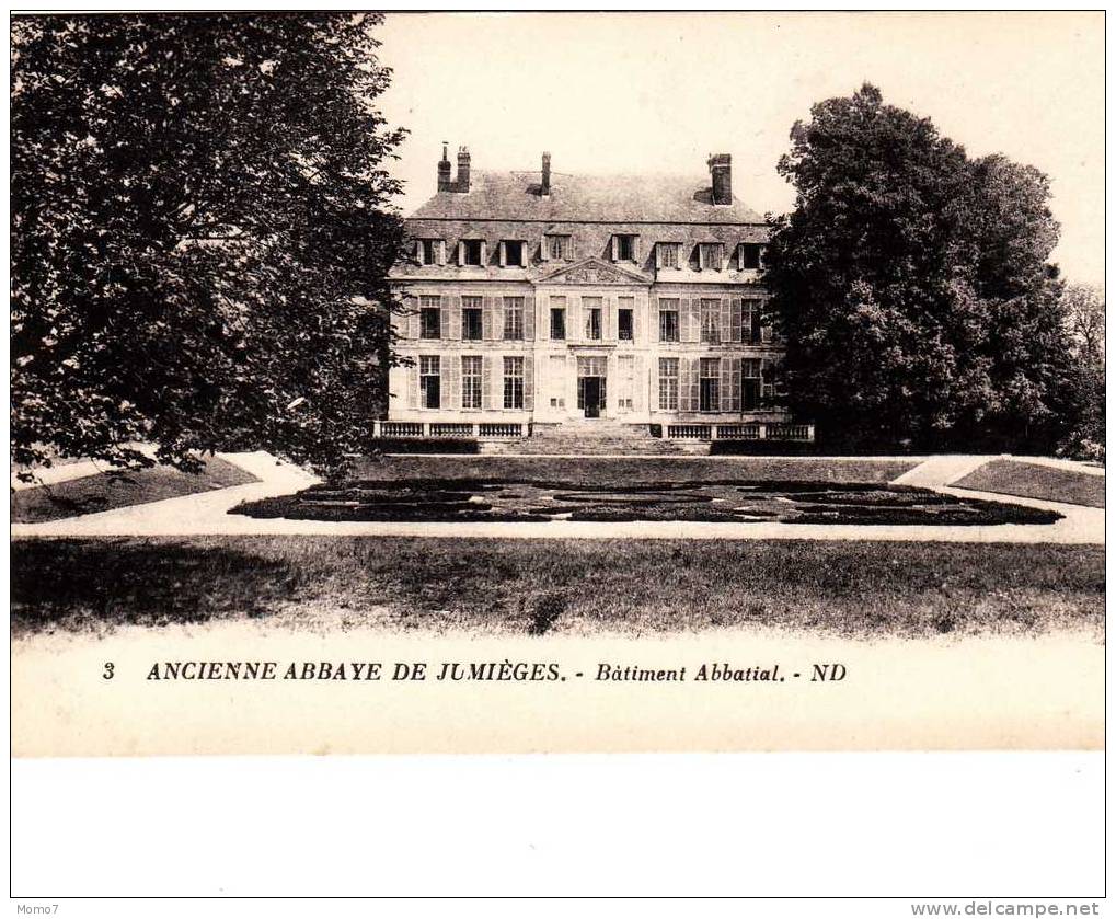 CPA 76 .JUMIEGES. ABBAYE ANCIEN BATIMENT ABBATIAL. - Jumieges