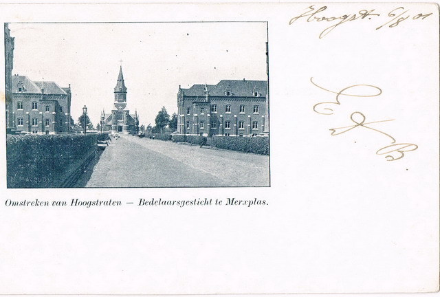 Hoogstraten   1901  Omsteken Van Hoogstraten   Bedelaarsgesticht Te Merxplas - Hoogstraten